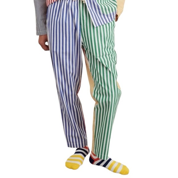 ALEX MILL P’Jimmies Striped Cotton Pajama Bottoms - Picture 1 of 12